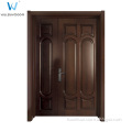Grade Rose wood solid panels wooden mother and son apartments main doors smooth texture impact resistance safety doors